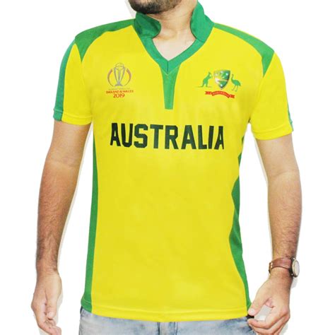 Buy Australia Jersey Cricket 2019 (X-Large) Yellow at Amazon.in