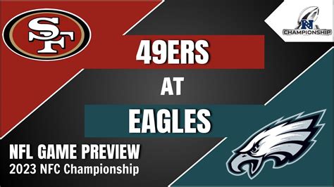 49ers at Eagles Preview and Predictions - 2023 NFC Championship Game Prediction - YouTube