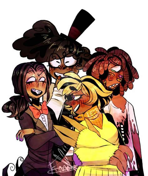 | FNaF | : Human AU. by Red-Bronny on DeviantArt