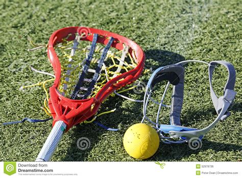 Lacrosse Equipment Stock Photo - Image: 52978736