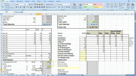 Job Costing Spreadsheet Excel — db-excel.com