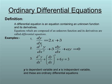 Introduction to Differential Equations