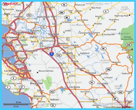 Where is Modesto? | Modesto Map | Map of Modesto - TravelsMaps.Com