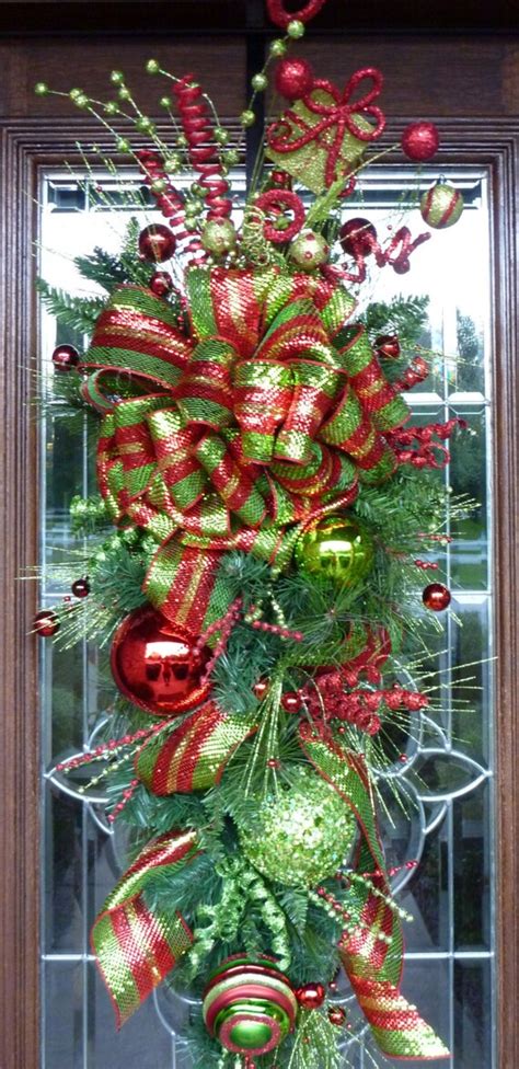 WHIMSICAL SWAG CHRISTMAS Wreath | Etsy