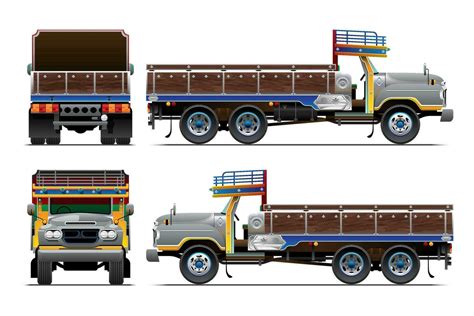 Lorry Truck Vintage Style 29311943 Vector Art at Vecteezy