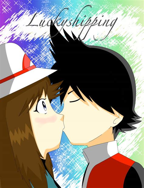 Luckyshipping:Good Luck Kiss: by ForbiddenchasmX on DeviantArt