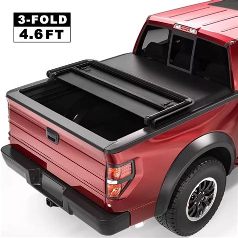 3-FOLD 4.6FT BED Truck Tonneau Cover For 2022-2023 Ford Maverick ...