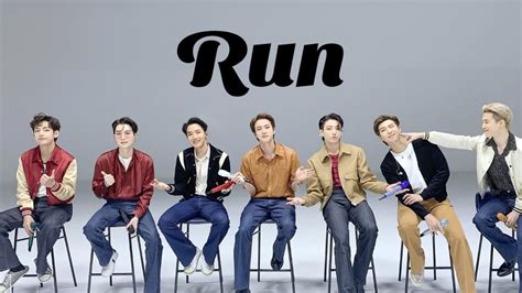 Run BTS Song Lyrics |#bts #btsrun #runbts - YouTube