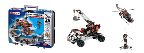 Erector Super Construction Set With 25 Models 640+ Parts $44.99 Reg. $80