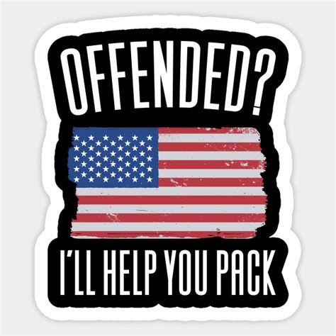 Conservative US Flag Politics - Patriotic - Sticker | TeePublic