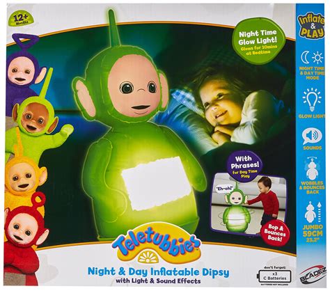 Buy DHX Teletubbies Inflatable Teletubbies Lights & Sounds Rocker Dipsy Bounce Bop Night Light ...