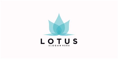 lotus logo design with creative concept premium vector 11476158 Vector Art at Vecteezy