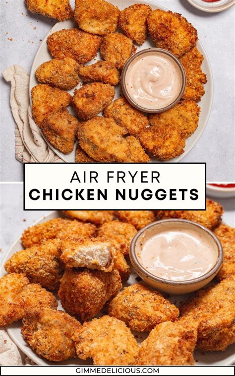 Air Fryer Chicken Nuggets | Gimme Delicious