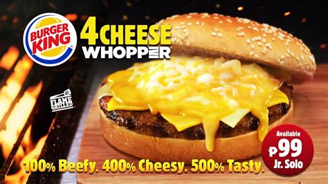 Burger King Whopper Jr With Cheese - Burger Poster