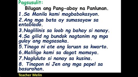 10 Halimbawa Ng Pang Abay Na Pamaraan Sa Pangungusap - upang saan