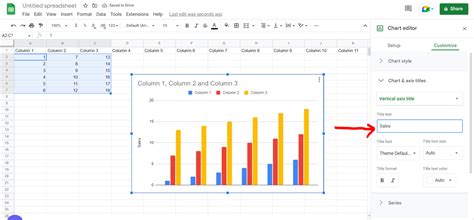 How To Add Y Axis Label In Google Sheets | SpreadCheaters