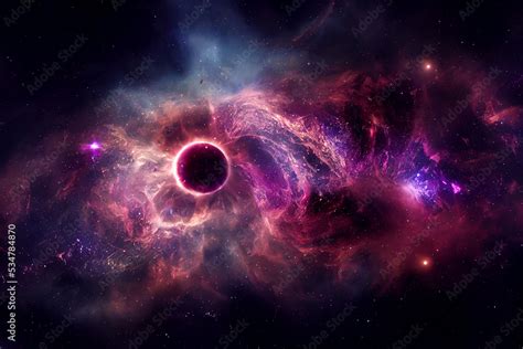 Nebula Black Hole Wallpaper