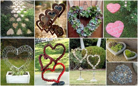 Amazing Heart Shaped Garden Decorations You Will Fall In Love With