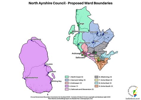 North Ayrshire Boundary Map - Carmon Allianora