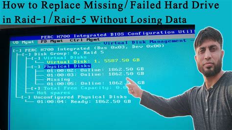 How to Replace Missing/Failed Hard Drive in Raid-1/Raid-5 Without Losing Data - YouTube