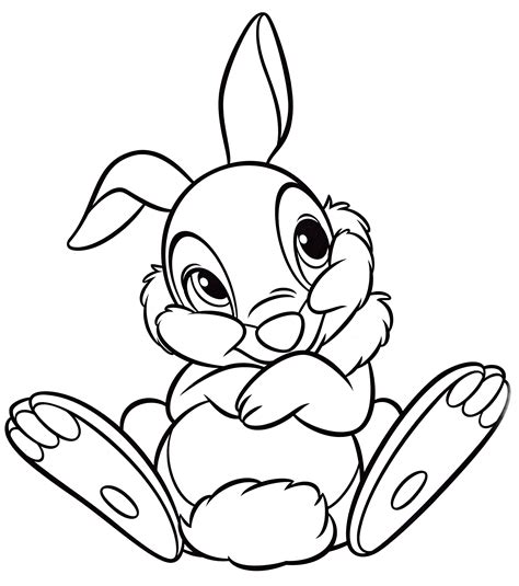 Walt Disney Coloring Pages – Thumper - Walt Disney Characters Photo (40227635) - Fanpop