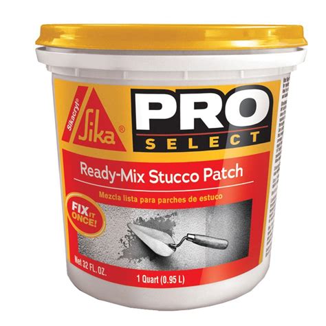 Sika 1 Qt. Ready-Mix Stucco Patch/Repair-503333 - The Home Depot