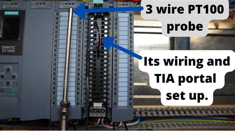 How to set up/wire Siemens S7-1500 series PLC PT100 temperature probe ready for PID control ...