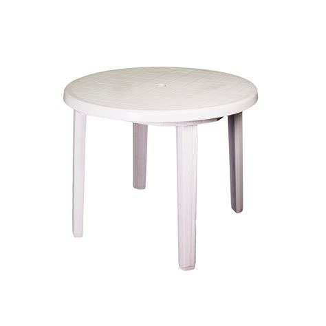 Patio Table - White Plastic | Chic Event Hire