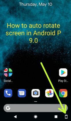 How to rotate screen in android P 9.0 devices: 3 Ways