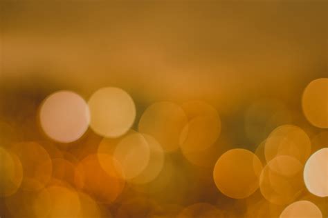 Yellow Bokeh Lights · Free Stock Photo