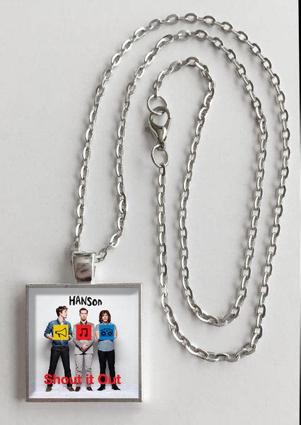 Hanson - Shout It Out - Album Cover Art Pendant Necklace – Hollee