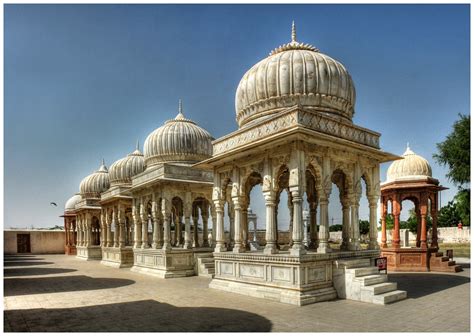 Bikaner IND - Cenotaphs Devikund Sagar 01 | A cenotaph is an… | Flickr