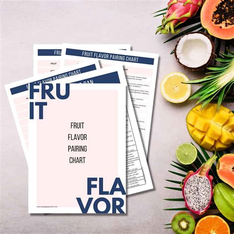 The Ultimate Fruit Flavor Pairing Chart – Baking Like a Chef