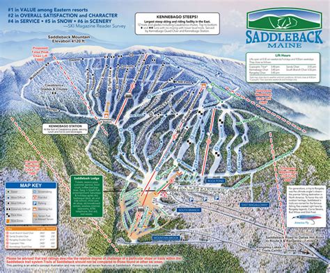 Saddleback Mountain Trail Map - Sibby Dorothee