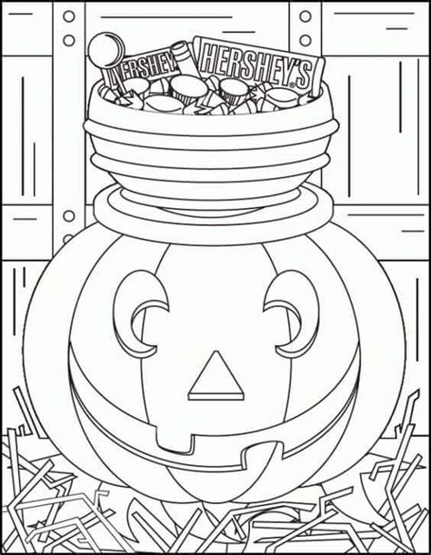 30 Free Printable Jack O Lantern Coloring Pages