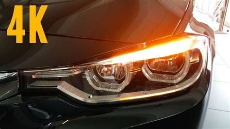 NEW 2016 BMW 3 Series LED-headlights [4K] - YouTube