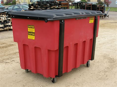 Rear Load Plastic Waste Containers | Nedland Poly Dura Kan Dumpsters