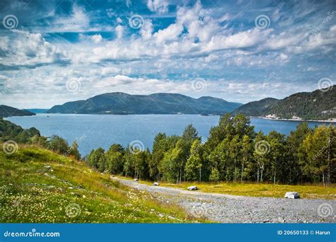 Fjord Landscape. Norway. stock image. Image of scandinavian - 20650133