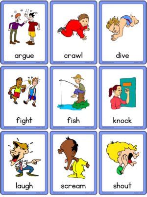 Action Flashcards – Set C – ESL Flashcards