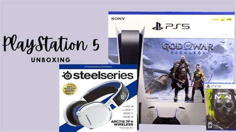 PS5 UNBOXING 2023 + First Impression + GamePlay - YouTube