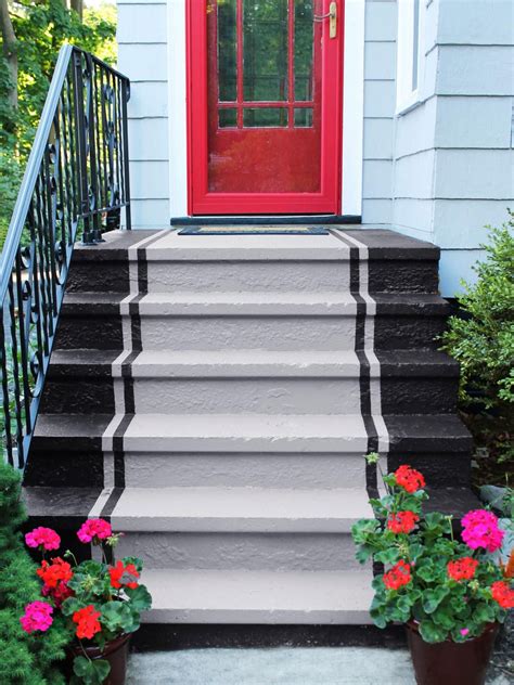 Pin by Alexina Giovanniello on Sue Dyer | Painted concrete steps, Paint concrete patio, Painting ...