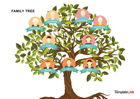 Family Tree Infographic Template