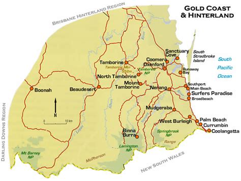 lensclutcolunch: brisbane gold coast map