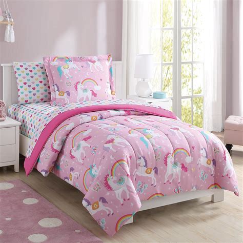 Buy Super Soft, Cute, Fun and Whimsical Mainstays Kids Rainbow Unicorn ...