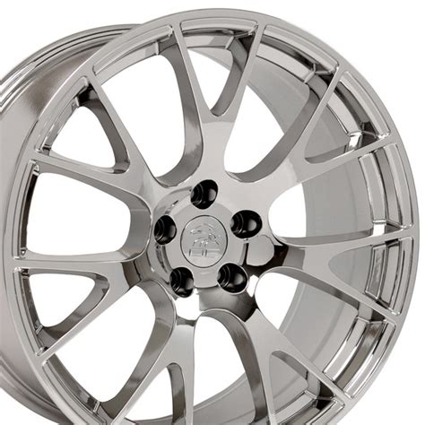 Fits Dodge RAM Wheel Hellcat Replica Rim DG69 22x10 Chrome Dodge Truck Rim