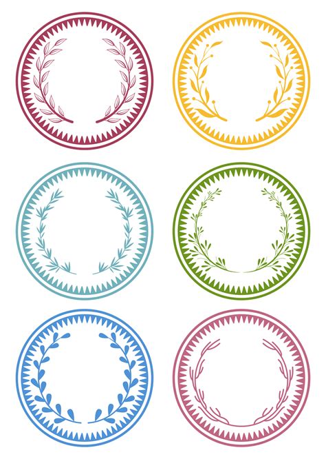 Printable Round Stickers