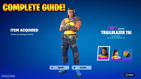 How To COMPLETE ALL TRAILBLAZER TAI QUEST PACK CHALLENGES in Fortnite ...