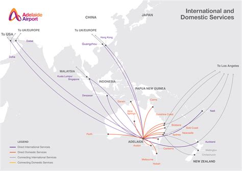 Need a Quick look at Flight Routes From Adelaide | Adelaide Airport