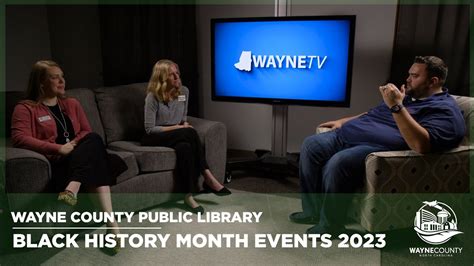 Wayne County Public Library - Black History Month Events 2023 - YouTube