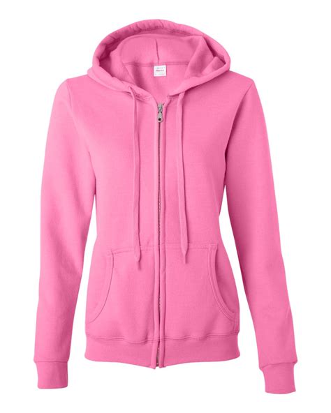 _Full-Zip Ladies' Hoodie (Pink Only): You Choose Design